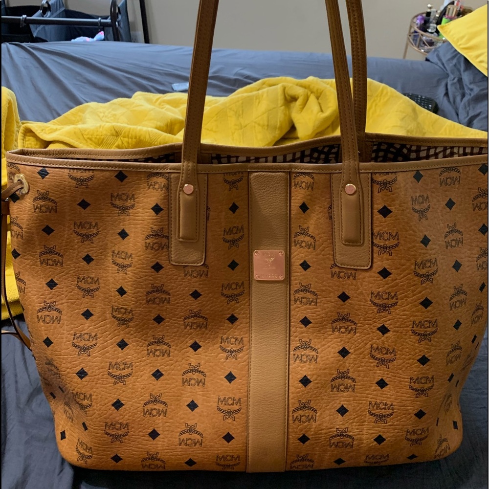 Authentic Large MCM tote